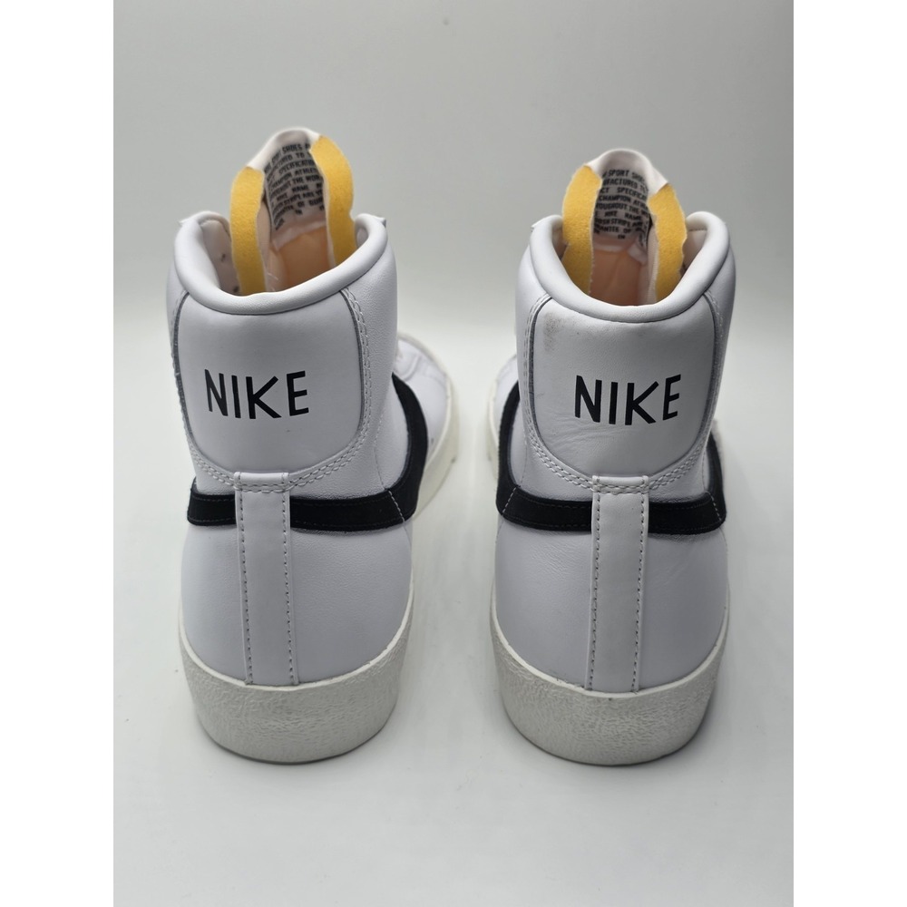 Nike Blazer Mid '77 Vintage Shoes White Black Sail BQ6806-100 Men's Size 8.5 - Picture 3 of 6